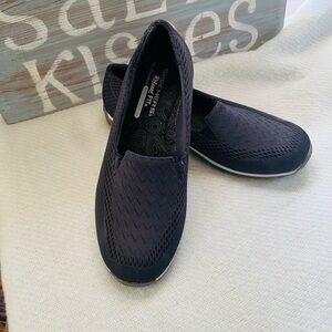 Skechers Women’s Navy Slip-On Loafers